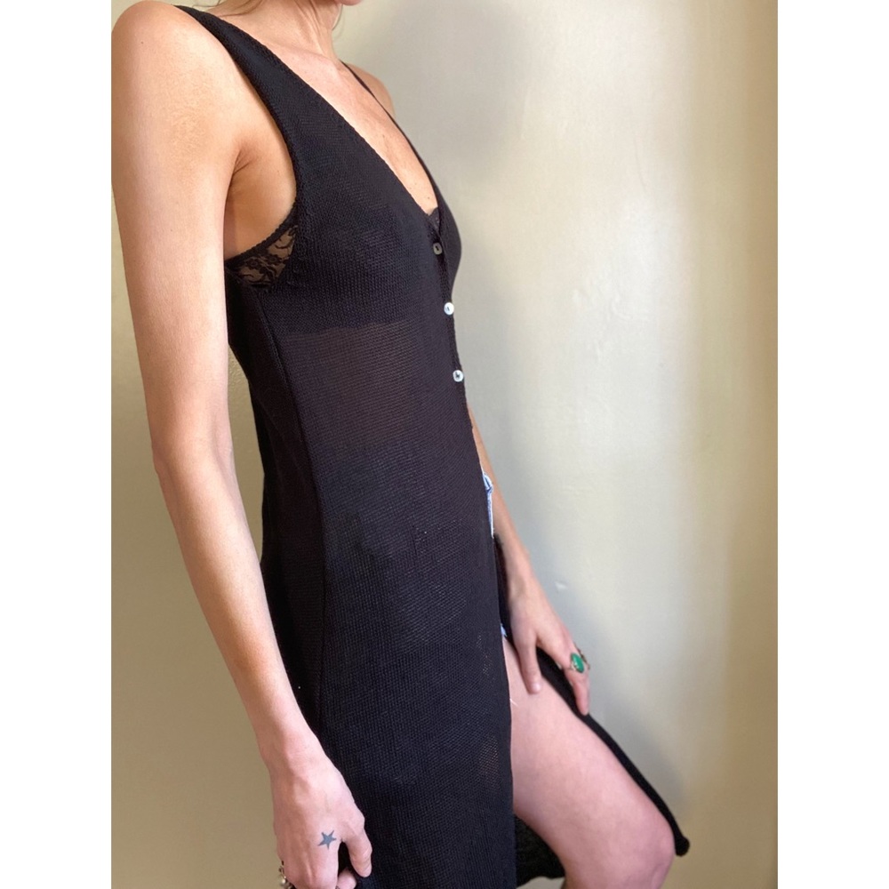 Knit long vest - Picture 2 of 5